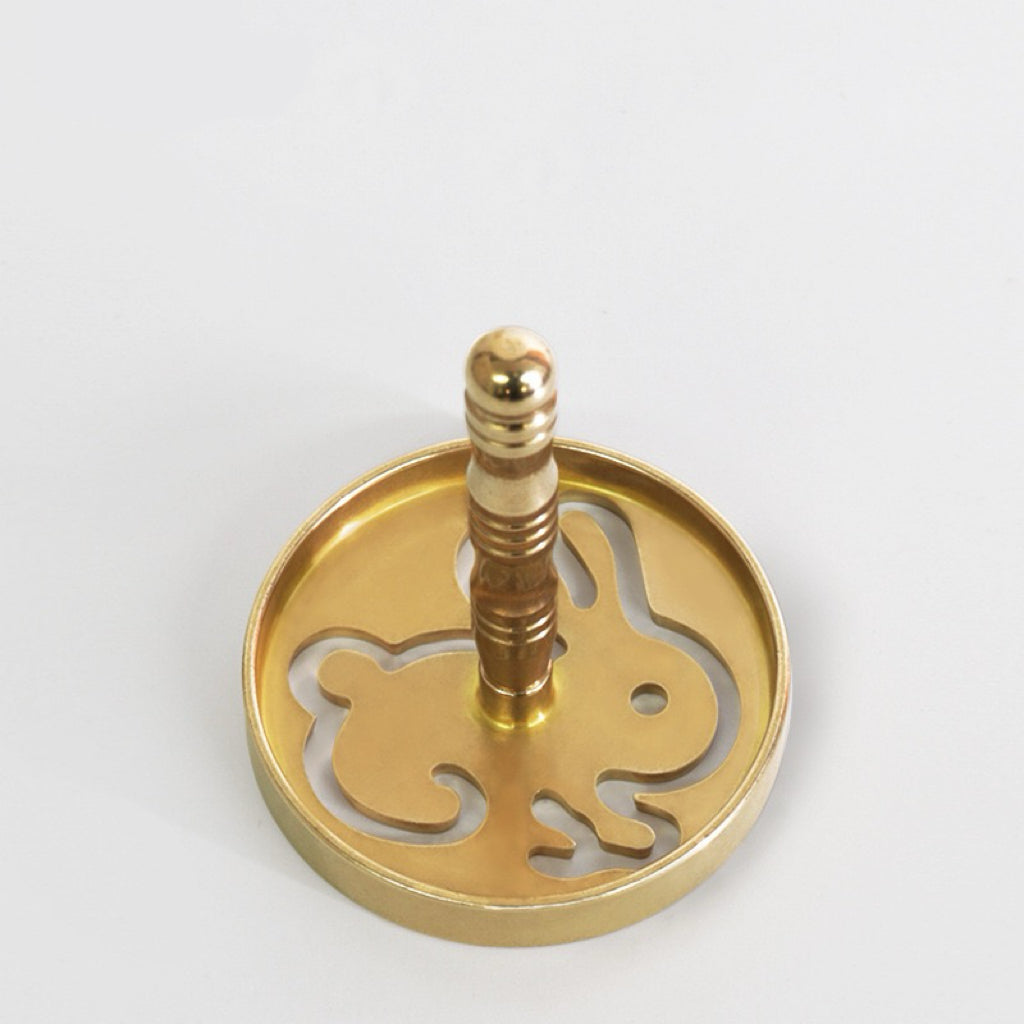Incense Press Mold Brass(4.5cm diameter)