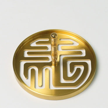 Incense Press Mold Brass(9cm diameter)