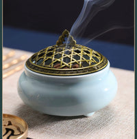 12pcs Incense Burner Set(Porcelain)