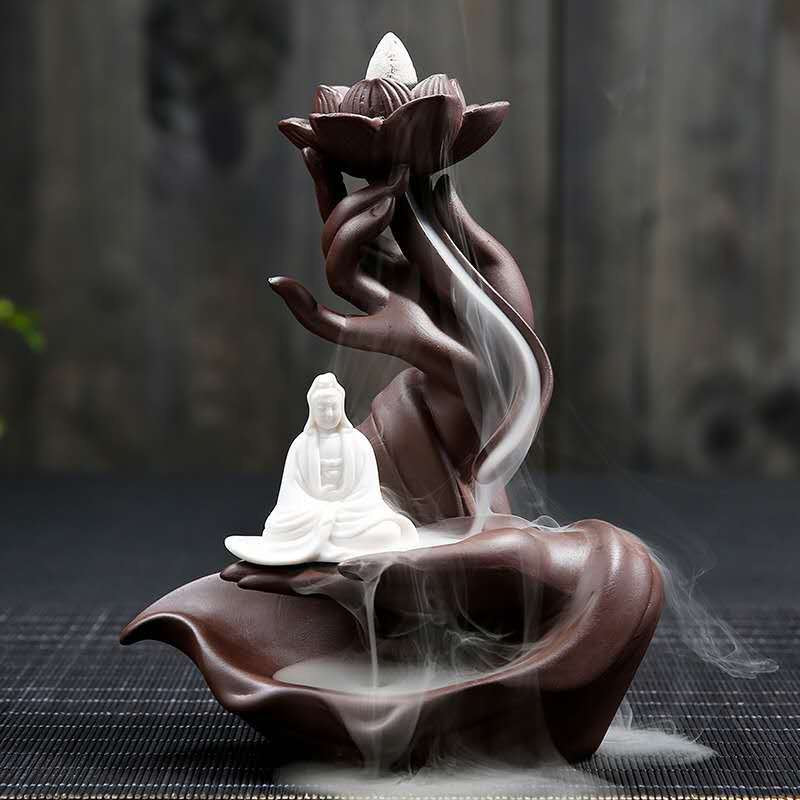 Backflow incense burner Hand